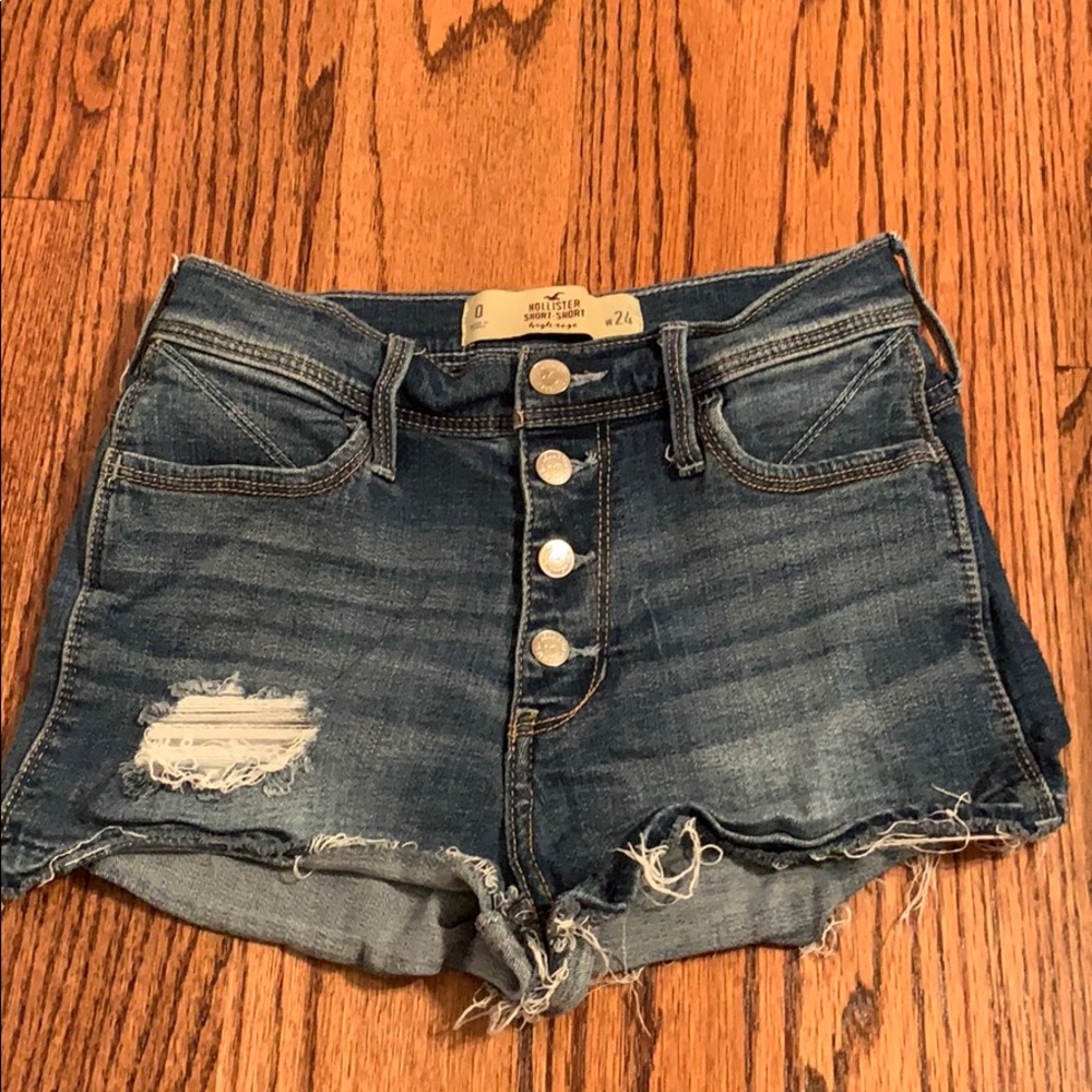 Hollister jean shorts